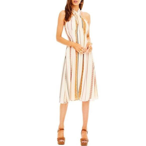 ASTR The Label Kristi Striped MIDI Dress | S - Picture 1 of 5